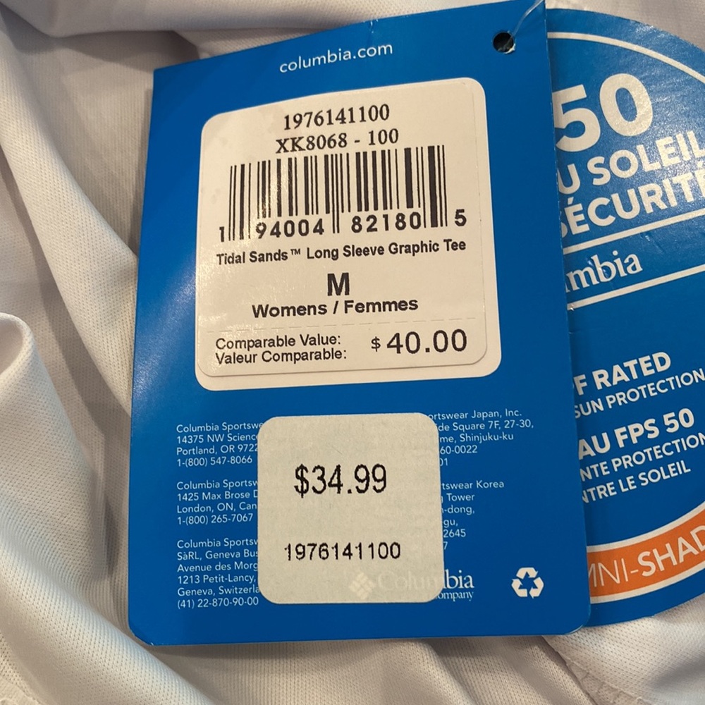 Columbia Tidal Sands Graphic Tee Women’s  NWT - Picture 5 of 5